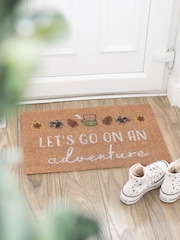 Something Different Brown Let's Go on an Adventure Doormat - Image 1 of 2