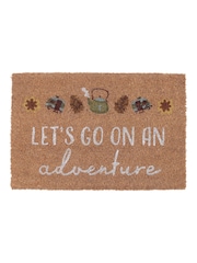 Something Different Brown Let's Go on an Adventure Doormat - Image 2 of 2