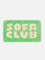 Oliver Bonas Green Sofa Club Rectangular Cushion Cover - Image 1 of 3