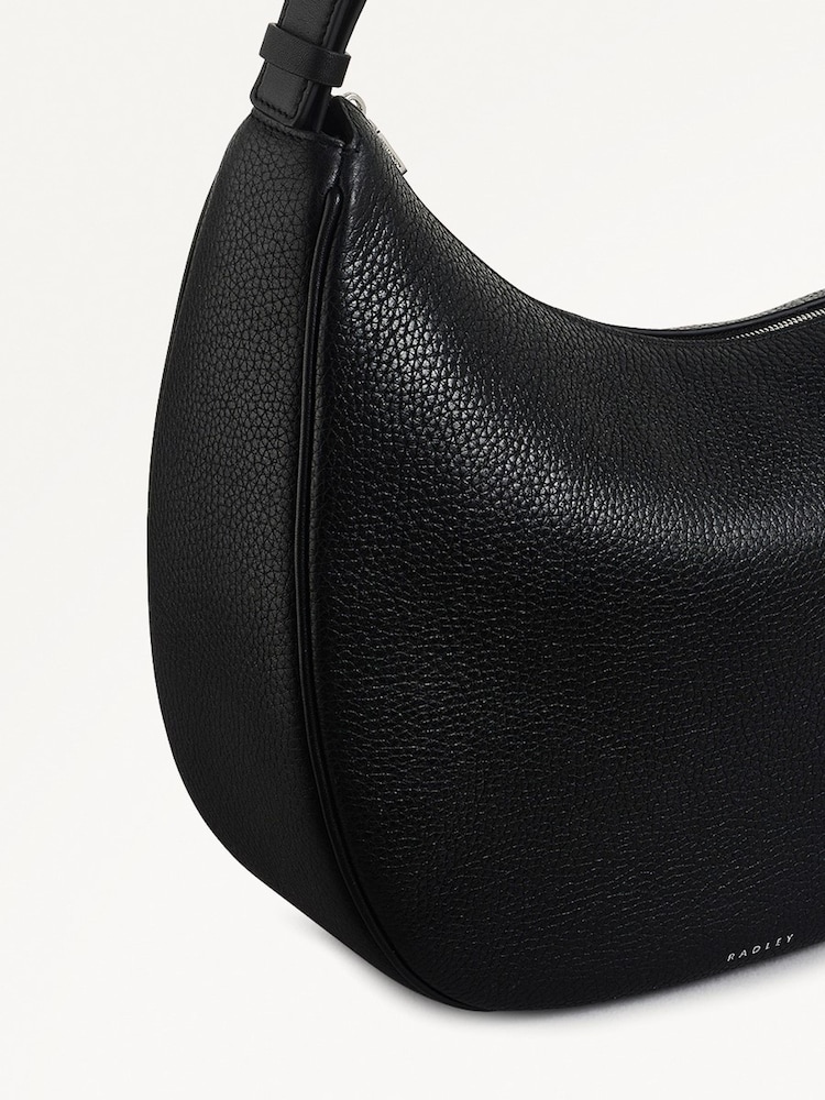Radley Large Pemberton Row Zip Top Cross-Body Black Bag - Image 4 of 4