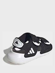 adidas Black AltaSwim 3 Kids Sandals - Image 10 of 10