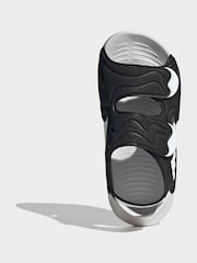 adidas Black AltaSwim 3 Kids Sandals - Image 6 of 10