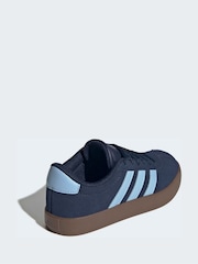 adidas Blue VL Court 3.0 Kids Trainers - Image 4 of 9