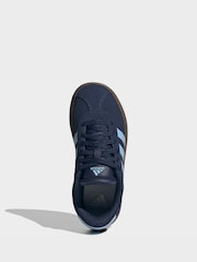 adidas Blue VL Court 3.0 Kids Trainers - Image 6 of 9