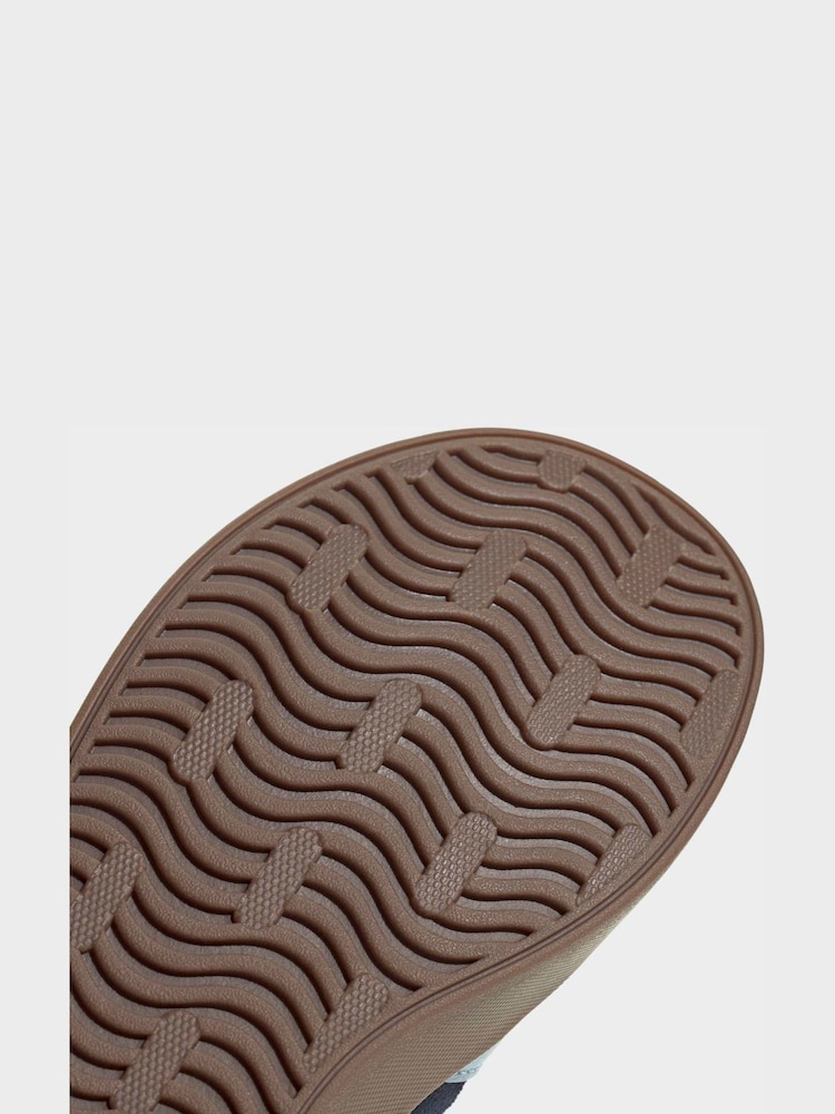 adidas Blue VL Court 3.0 Kids Trainers - Image 9 of 9