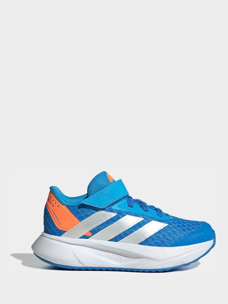adidas Blue Duramo SL2 Elastic Lace Kids Trainers - Image 1 of 10