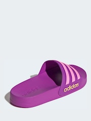 adidas Purple Adilette Kids Swim Sandals - Image 5 of 10