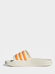 თეთრი - adidas Adilette საშხაპე საბავშვო სლაიდები - სურათი 4 9-დან