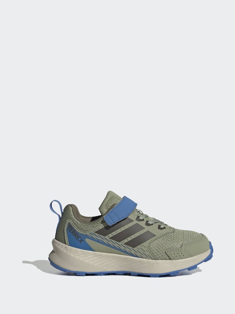 adidas Green Terrex Tracefinder Kids Trainers - Image 1 of 9