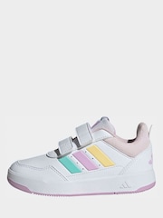 adidas White/Multi Hook and Loop Tensaur Sport 3.0 Junior Trainers - Image 10 of 10