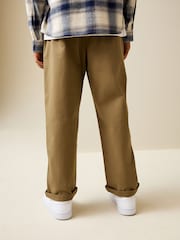 Rjava - Raztegljivo Chino hlače (3-17let) - Slika 3 iz 3