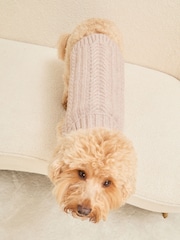 Creme - Suéter canelado brilhante para cães Lipsy - Imagem 4 de 8