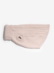 Creme - Suéter canelado brilhante para cães Lipsy - Imagem 6 de 8