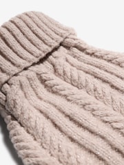 Creme - Suéter canelado brilhante para cães Lipsy - Imagem 7 de 8