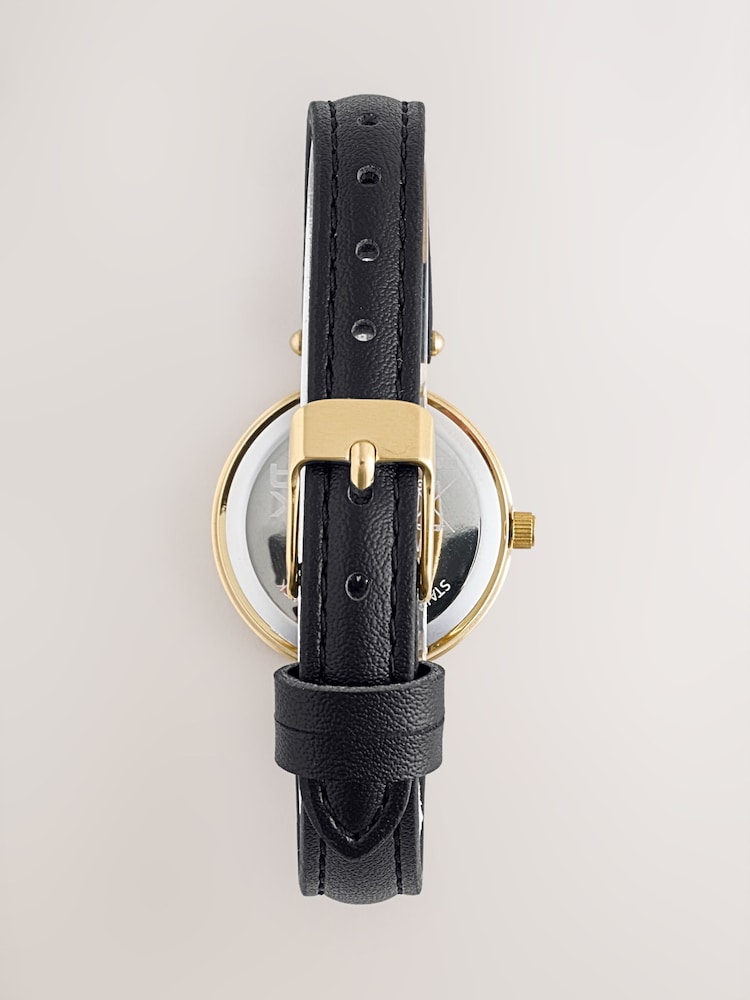 Black Strap Bar Shoulder Watch - Image 2 of 3
