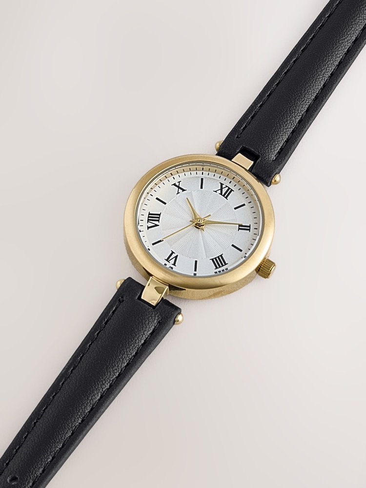 Black Strap Bar Shoulder Watch - Image 3 of 3