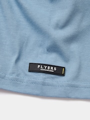 Flyers Mens Blue Print T-Shirt - Image 2 of 3