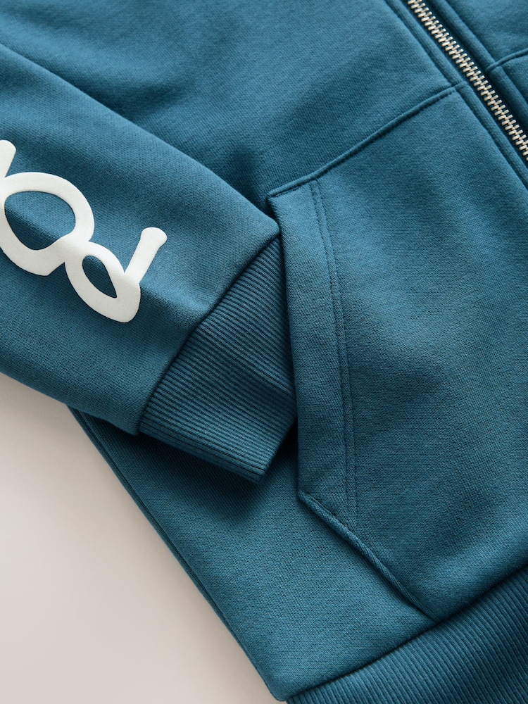 Teal Blue Pokemon Zip Through Hoodie (4-16yrs) - Image 7 of 7