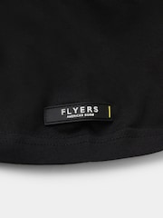 Flyers Mens Print Black T-Shirt - Image 2 of 3