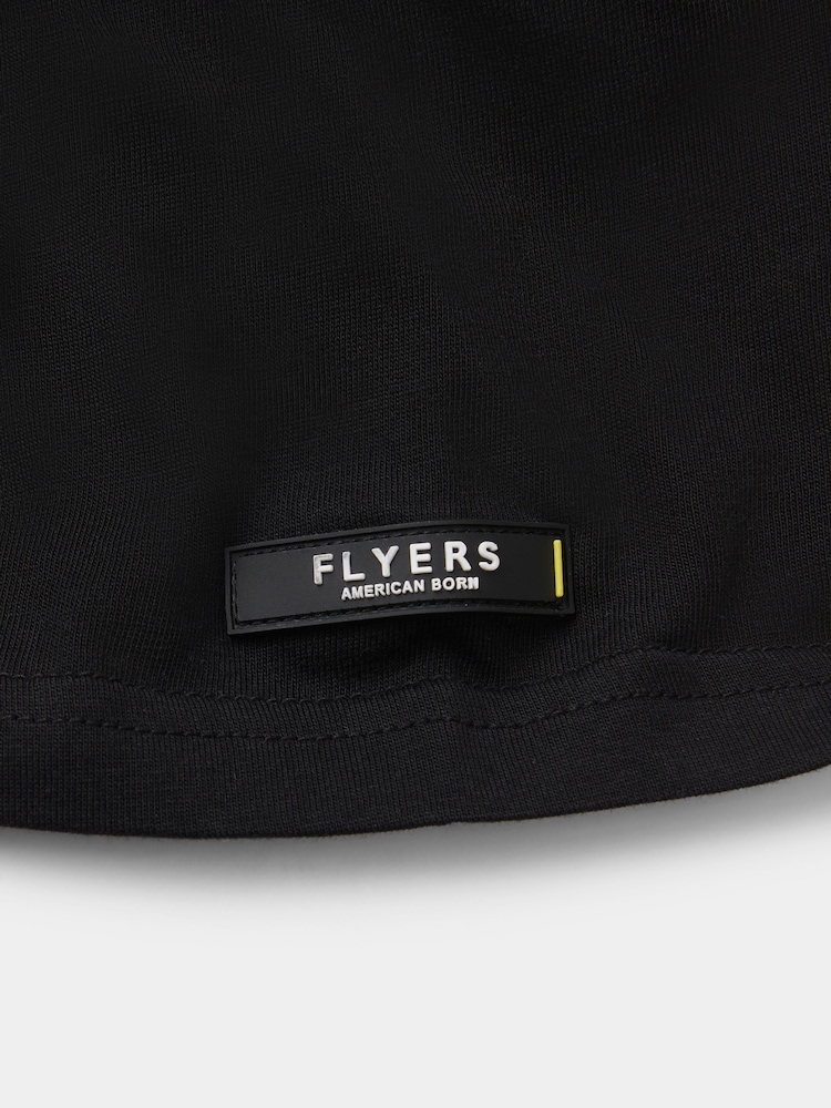Flyers Mens Print Black T-Shirt - Image 2 of 3
