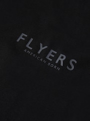 Flyers Mens Print Black T-Shirt - Image 3 of 3