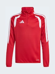 adidas Red Tiro 26 League Quarter Zip Training Top - Image 7 of 7