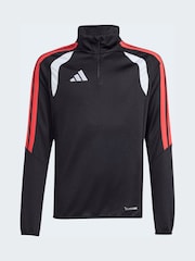 adidas Black Tiro 26 League Quarter Zip Training Top - Image 7 of 7
