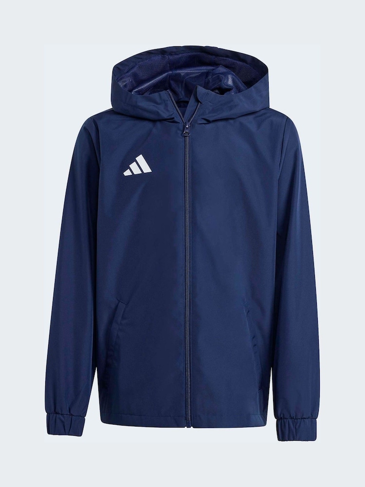 adidas Blue Entrada 26 All-Weather Jacket - Image 6 of 6