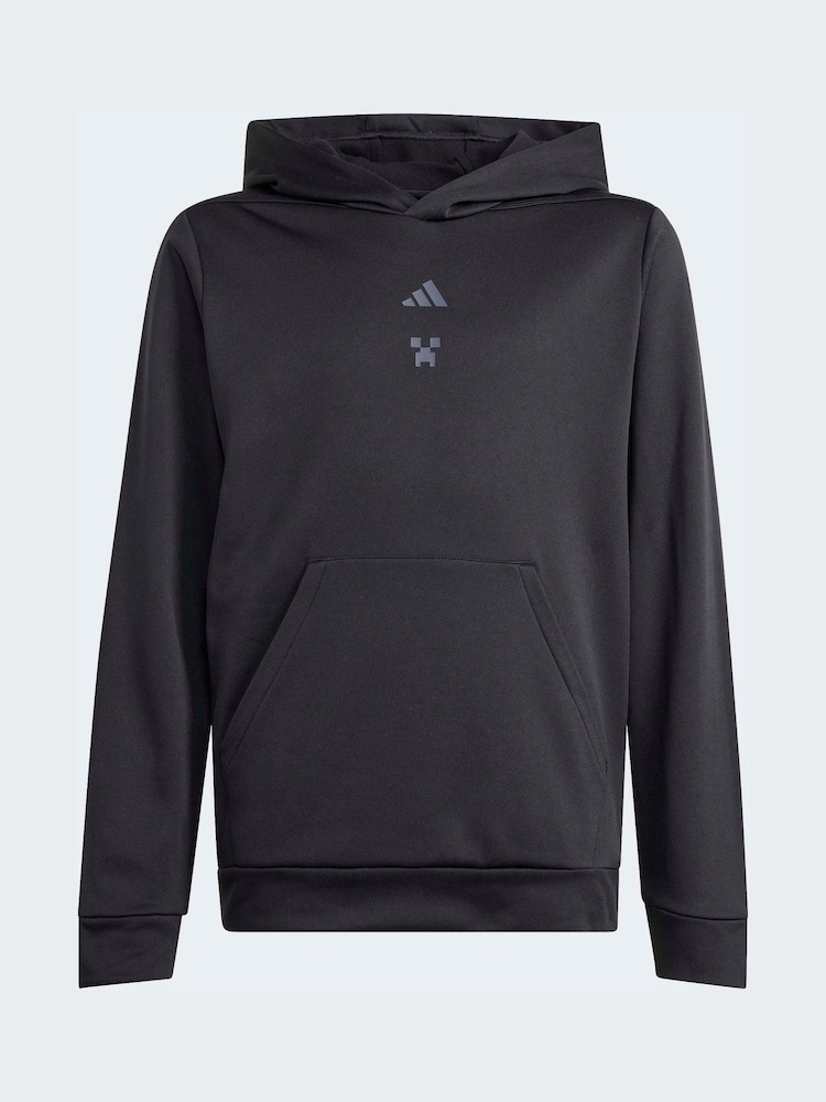 adidas Black Minecraft Training Hoodie - Image 6 of 6