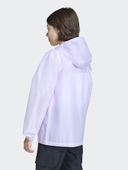 adidas Purple Waterproof Rain Jacket - Image 2 of 6