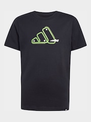 adidas Black Adrenaline Graphic T-Shirt - Image 6 of 6
