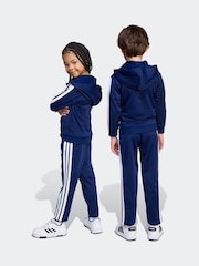adidas Blue Essentials Little Kids Tracksuit Set - Image 5 of 7