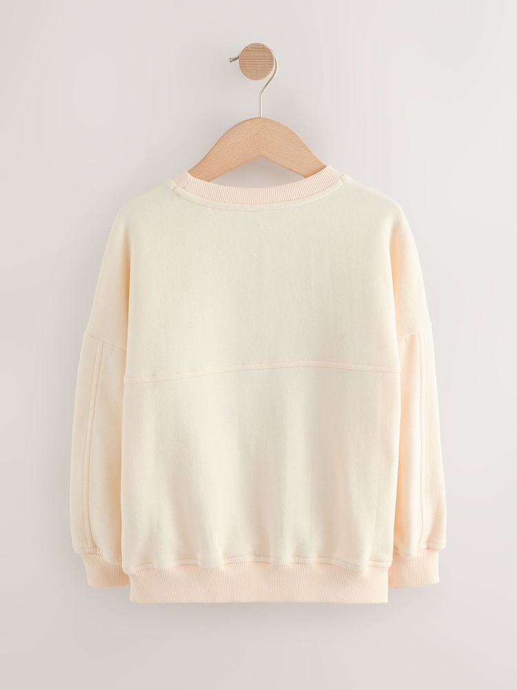 Cream Dog Graphic Sweatshirt (3-16yrs) - Image 2 of 4