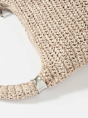 Mint Velvet White Woven Shoulder Bag - Image 3 of 4