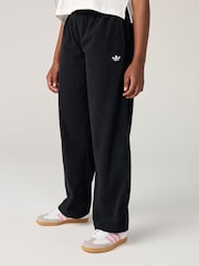 adidas Originals Black Oversized Corduroy Trousers - Image 1 of 4