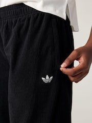 adidas Originals Black Oversized Corduroy Trousers - Image 3 of 4