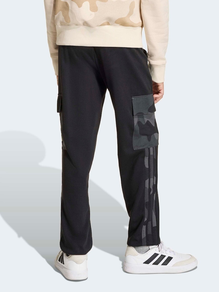 adidas Black Camo Joggers - Image 2 of 6