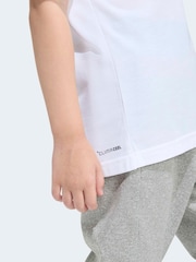 adidas White Minecraft Little Kids Training T-Shirt - Image 5 of 6