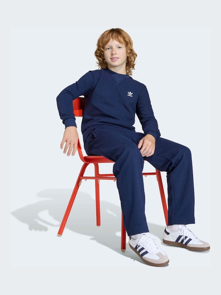 Blå - Adidas Original Waffle langermet topp - Bilde 2 av 6