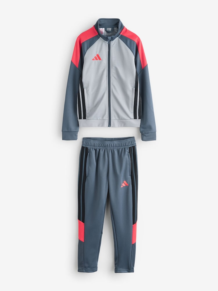 adidas Grey Tiro 26 Essentials Tracksuit - Image 1 of 1