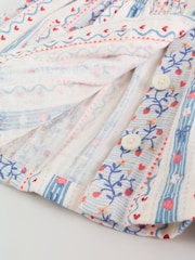 White Strawberry Baby Woven Top and Trousers Set 2 Piece (0mths-2yrs) - Image 12 of 16