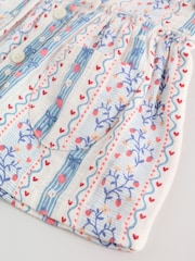 White Strawberry Baby Woven Top and Trousers Set 2 Piece (0mths-2yrs) - Image 13 of 16