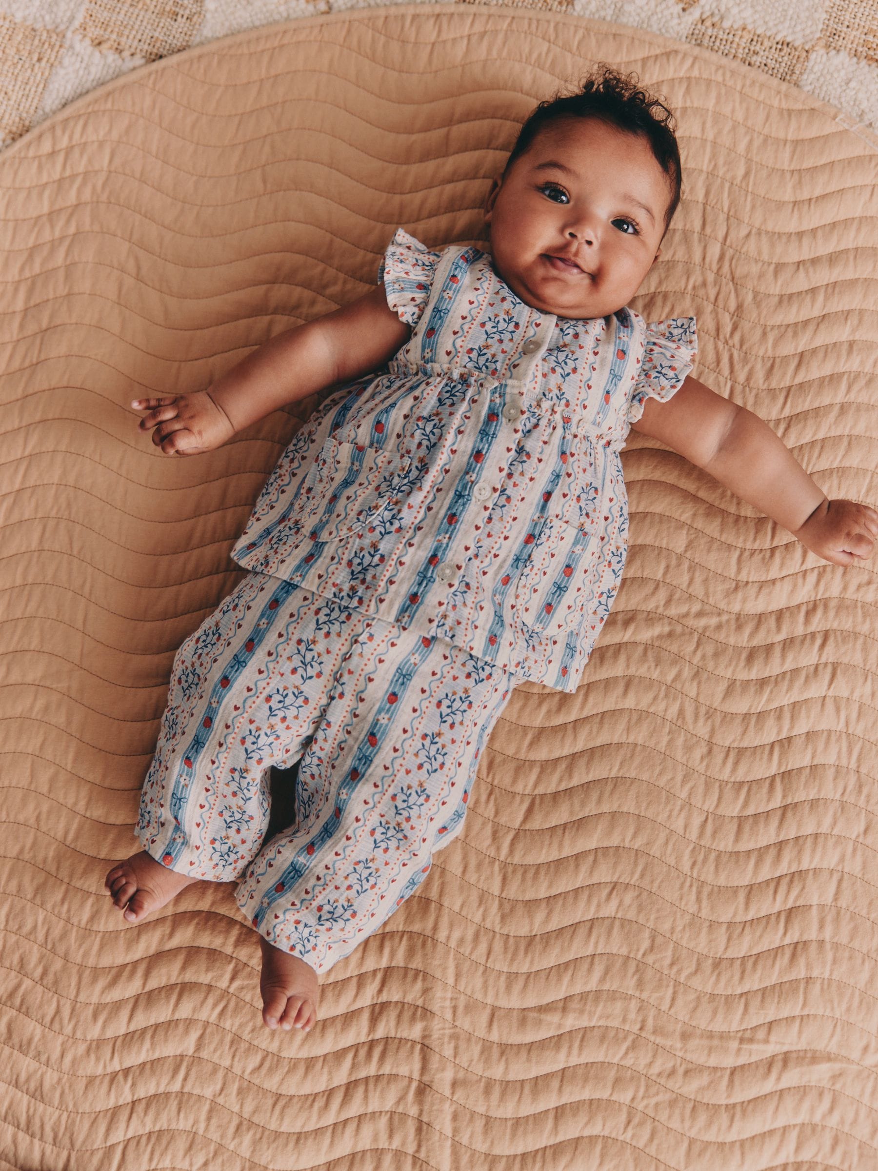 Buy White Strawberry Baby Woven Top and Trousers Set 2 Piece Buy White Strawberry Baby Woven Top and Trousers Set 2 Piece