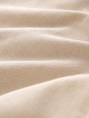 Hiekanvärinen - Leveälahkeiset Boyfriend-farkut, keskivyötäröllä vyötäröllä ja käännettävät - Kuva 10 / 10