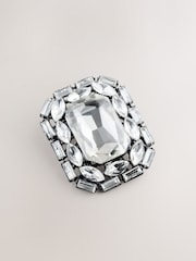 Gun Metal Sparkle Jewel Brooch - Image 3 of 5