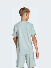 adidas Light Green Essentials Kids T-Shirt - Image 3 of 6