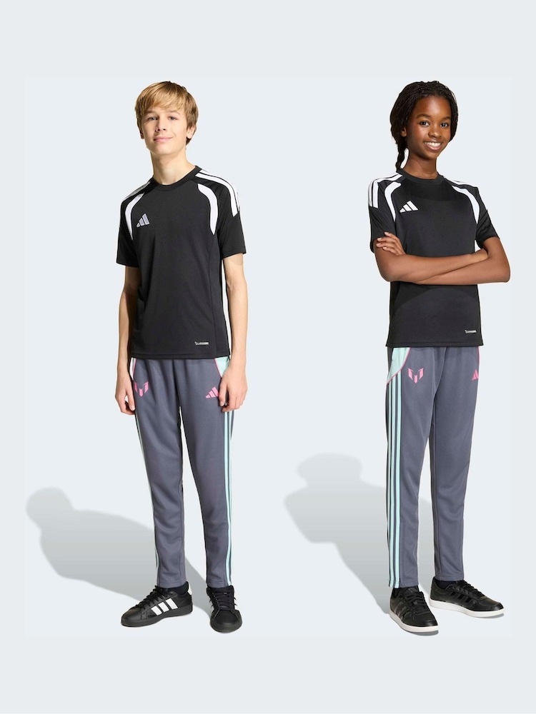 adidas Grey Messi Training Joggers - Image 1 of 8