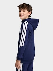 adidas Blue Tiro 26 League Zip Fleece Hoodie - Image 2 of 5