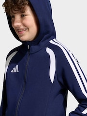 adidas Blue Tiro 26 League Zip Fleece Hoodie - Image 4 of 5