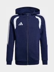 adidas Blue Tiro 26 League Zip Fleece Hoodie - Image 5 of 5